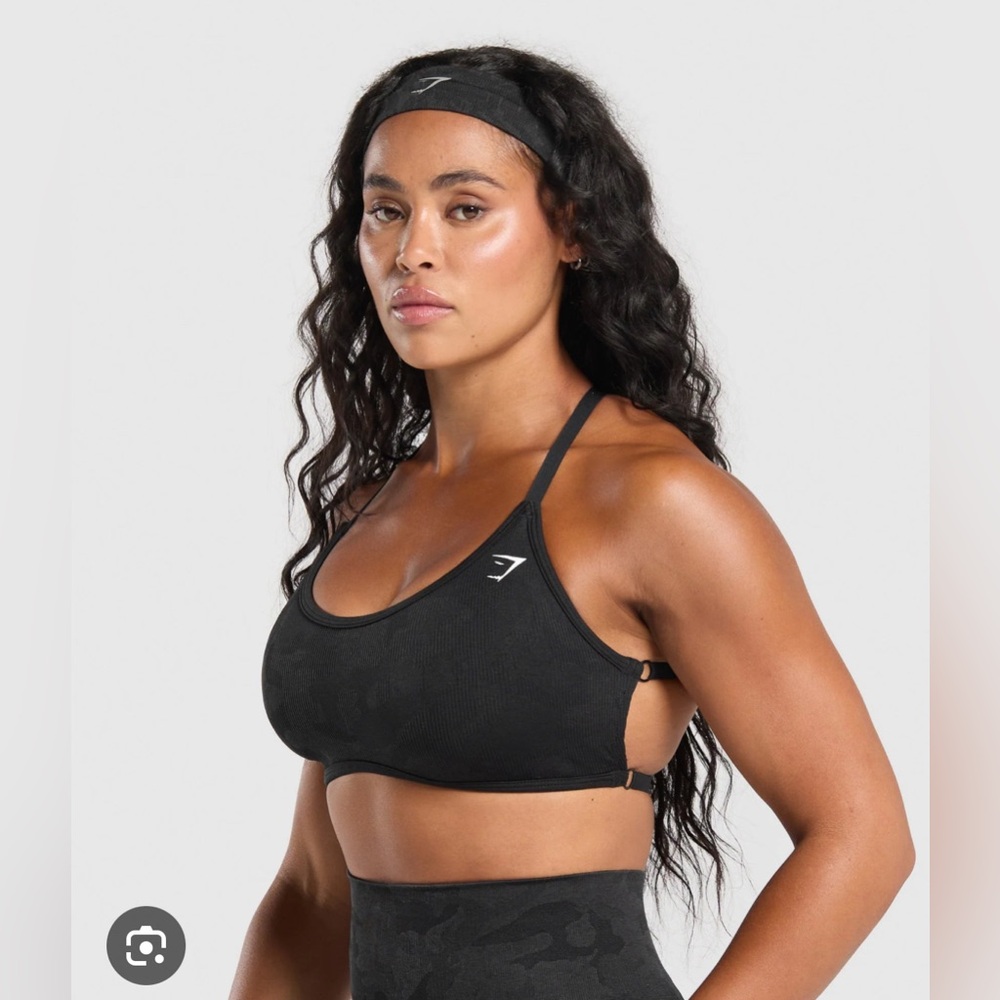 ISO Gymshark Cross Back Camo Seamless Sports Bra